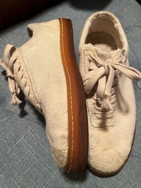 Native fabric sneakers